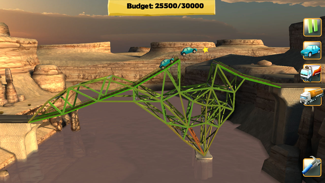 Скриншоты к игре Bridge Constructor.